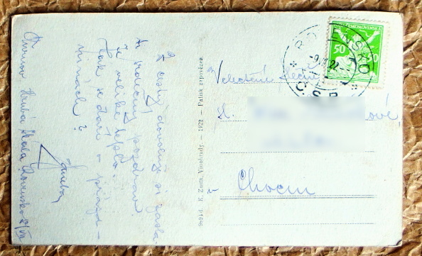 pohlednice Valdstyn u Turnova 1055a - pohlednice, známky, celistvosti