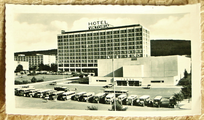 pohlednice Zlin hotel Viktoria 1016 - pohlednice, známky, celistvosti