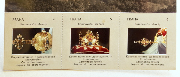 pohlednice diapozitivy korunovacni 1416b - pohlednice, známky, celistvosti