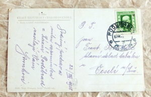 pohlednice lazne Podebrady 77a - pohlednice, známky, celistvosti
