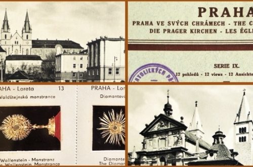 pohlednice leporelo Praha chramy - pohlednice, známky, celistvosti