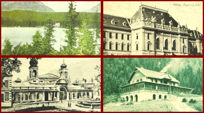 pohlednice nitra tatry trencianske teplice - pohlednice, známky, celistvosti