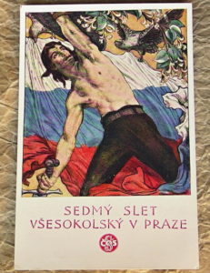 pohlednice vsekolsky slet 1119 - pohlednice, známky, celistvosti