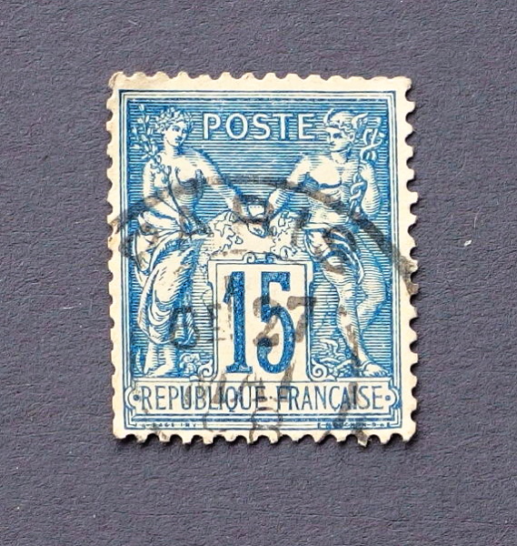 postovni znamka 1892 Francie Mir 135 - pohlednice, známky, celistvosti