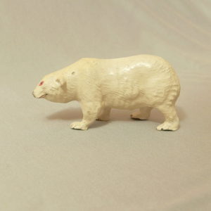 starozitna hracka ledni medved figurka