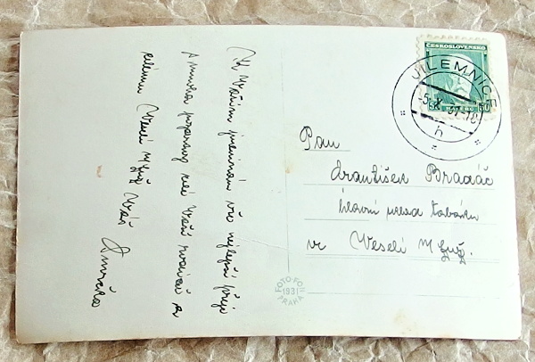 stara pohlednice 1931 Jilemnice 34a - pohlednice, známky, celistvosti