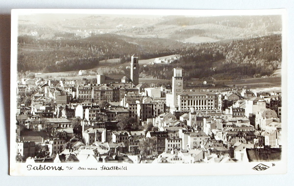 stara pohlednice Jablonec nad Nisou 375 - pohlednice, známky, celistvosti