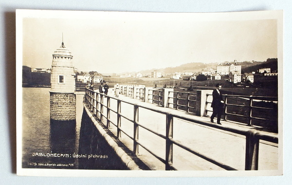 stara pohlednice Jablonec prehrada 374 - pohlednice, známky, celistvosti