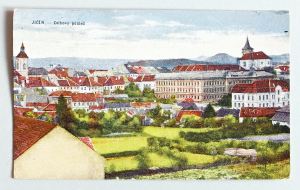 stara pohlednice Jicin mesto 381 - pohlednice, známky, celistvosti