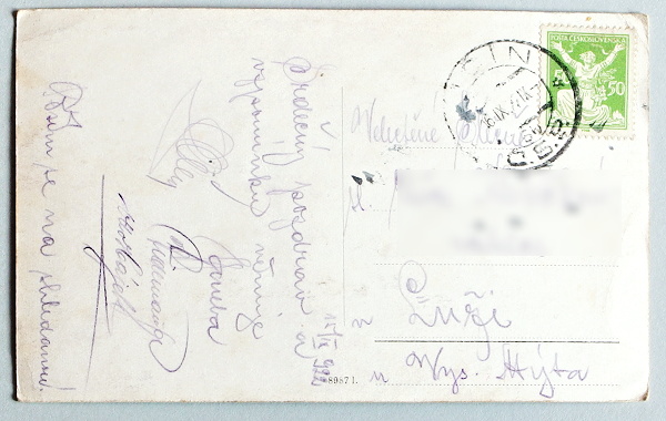 stara pohlednice Jicin namesti 380a - pohlednice, známky, celistvosti