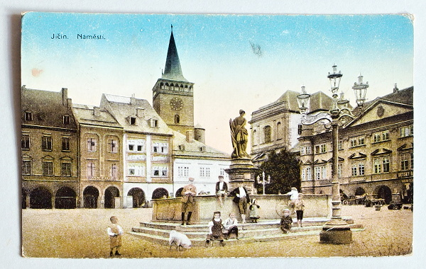 stara pohlednice Jicin namesti 385 - pohlednice, známky, celistvosti