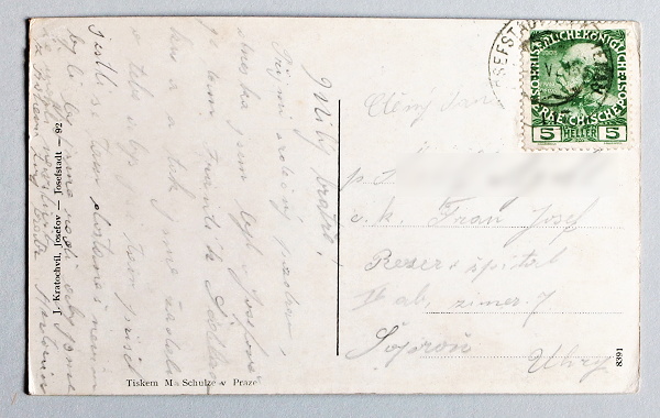 stara pohlednice Josefov 367a - pohlednice, známky, celistvosti