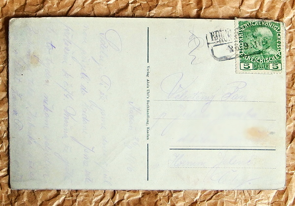 stara pohlednice Kaaden 633a - pohlednice, známky, celistvosti