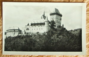 stara pohlednice Karlstejn 645 - pohlednice, známky, celistvosti