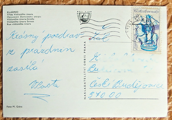 stara pohlednice Kladno 639a - pohlednice, známky, celistvosti
