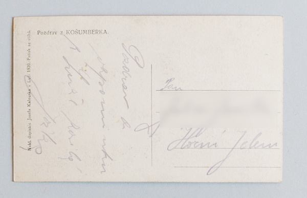 stara pohlednice Kosumberk 510a - pohlednice, známky, celistvosti