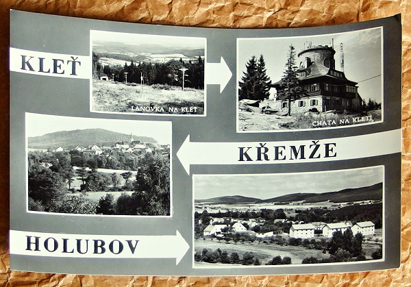 stara pohlednice Kremze Klet Holubov 630 - pohlednice, známky, celistvosti