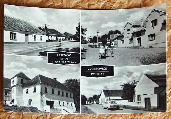 stara pohlednice Krtenov Zverkovice 628 - pohlednice, známky, celistvosti