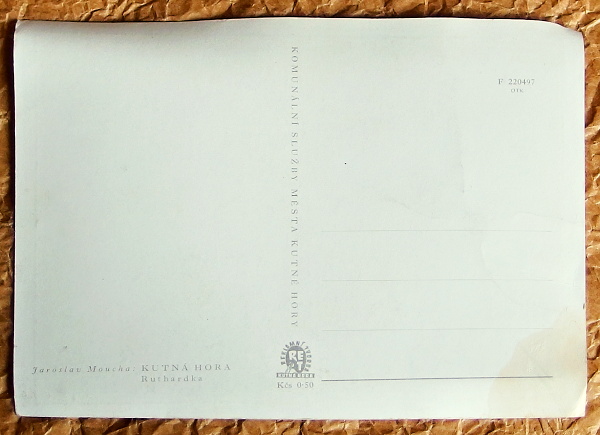 stara pohlednice Kutna Hora Ruthardka 667a - pohlednice, známky, celistvosti
