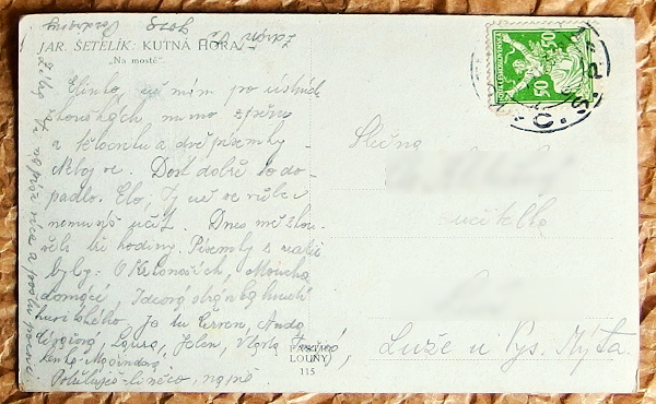 stara pohlednice Kutna Hora Setelik 635a - pohlednice, známky, celistvosti