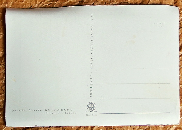 stara pohlednice Kutna Hora chram 668a - pohlednice, známky, celistvosti