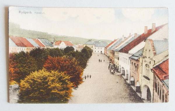stara pohlednice Kysperk 518 - pohlednice, známky, celistvosti