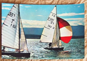 stara pohlednice Lipno lode 698 - pohlednice, známky, celistvosti