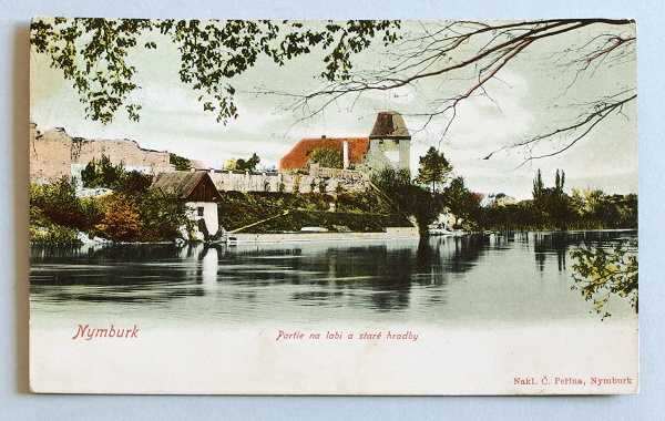 stara pohlednice Nymburk hradby 312 - pohlednice, známky, celistvosti