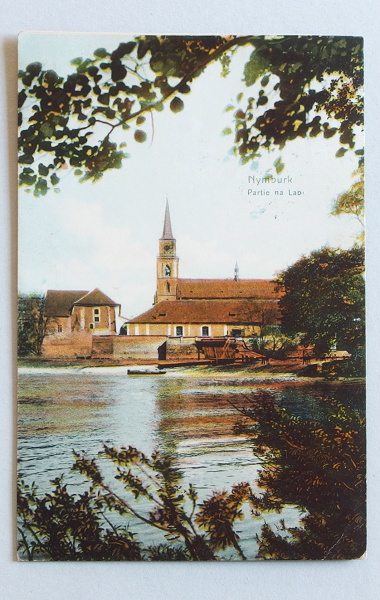 stara pohlednice Nymburk kostel 313 - pohlednice, známky, celistvosti