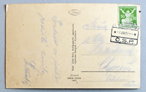 stara pohlednice Nymburk most 311a - pohlednice, známky, celistvosti