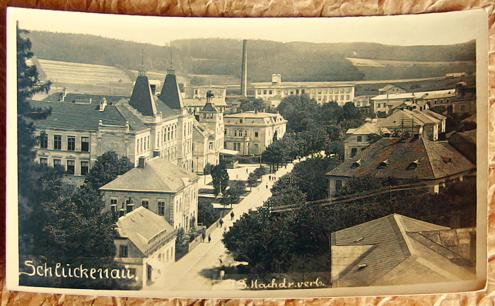 stara pohlednice Sluknov 958 - pohlednice, známky, celistvosti