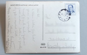 stara pohlednice nove mesto nad metuji 325a - pohlednice, známky, celistvosti