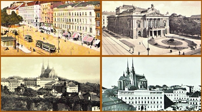 stare pohlednice Brno Zelny trh Petrov - pohlednice, známky, celistvosti