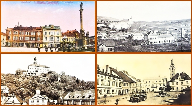stare pohlednice Nymburk Nova Bystrice Nova Paka - pohlednice, známky, celistvosti