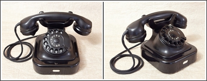 starozitny telefonni pristroj renovovany staré TELEFONY - sbírka