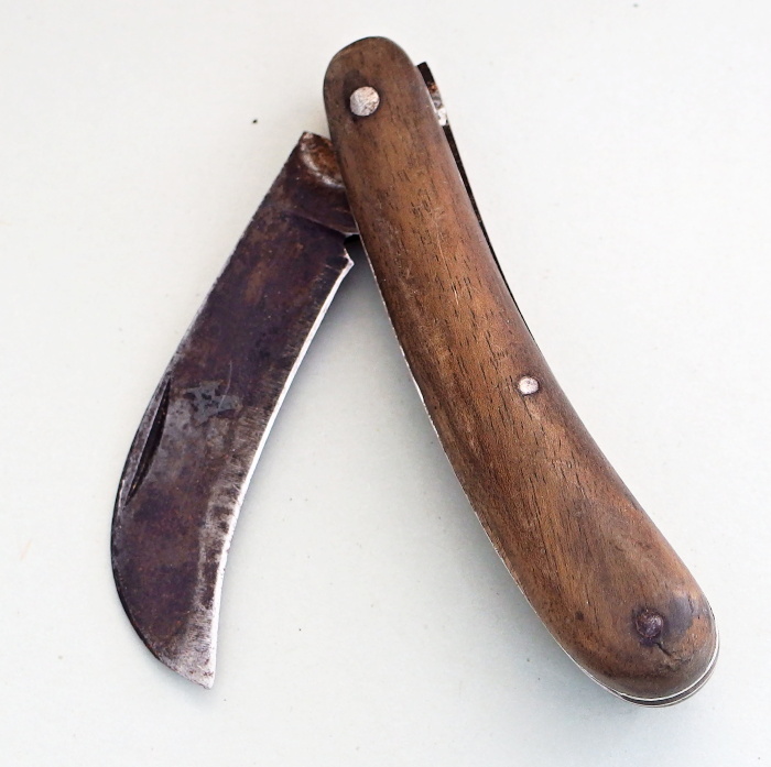 stary zahradnicky nuz Julius Pilz 4b - nože, břitvy, kulmy