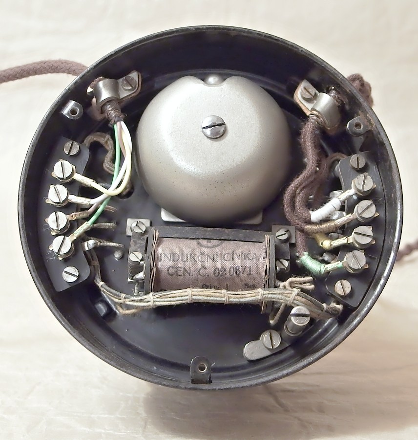 tarozitny telefon telegrafia kopytko zvonek staré TELEFONY - sbírka