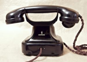 telefon Siemens W28 detail staré TELEFONY - sbírka