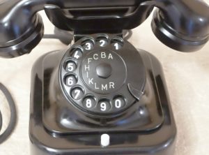 telefon tesla 54S po renovaci staré TELEFONY - sbírka