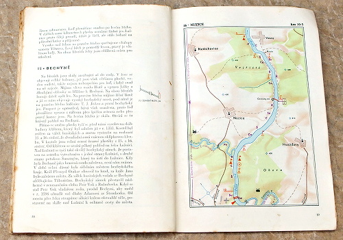 vodacka mapa luznice prvni vydani 2 - knihy skauting, Junák, jachting